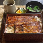 岩亀 - 【ご飯】鰻重。愛知県一色産の鰻は、絶品です。