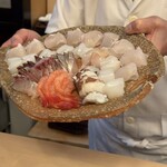 山玄茶 - この日のお刺身