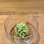 出羽屋 - 天然舞茸とぬた(枝豆)和え