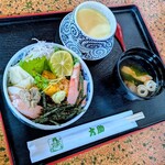 大助 寿し - 三色丼