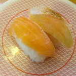 かっぱ寿司 - サーモン合盛り