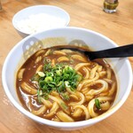 麺房てうち庵 - カレーうどん。スパイシーで美味しいですよ。