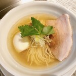 成城青果 - 塩そば（並）＋味玉