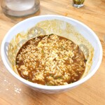 麺房てうち庵 - ご飯を投入。旨い。
