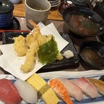 阿波水産 泉北店 - 阿波御膳　天麩羅付