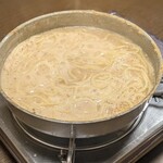 博多もつ鍋 徳永屋 - 締めのちゃんぽん