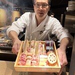 炭割烹 新谷 - 串見せ