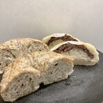 ハート ブレッド アンティーク - それぞれの断面