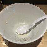 麦処 八と丁 - スープまで完飲完食です