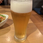 ひゃら亭 - 生ビール 770円
