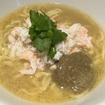 麦処 八と丁 - 4周年限定ずわい蟹らぁ麺(V)o￥o(V)