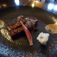 懐石料理 花壇 - 和牛のステーキ