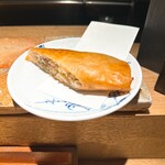 炭割烹 新谷 - 地鶏そぼろと舞茸の春巻き ◎