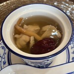 点心爛漫tejima - 本日の薬膳蒸しスープ