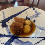 点心爛漫tejima - 旬の栗を添えた東坡肉