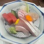 松葉温泉 滝の湯 - お造り4種盛り