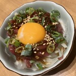 めしや けむり - 桜ユッケ1