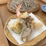 まん作 - ～季節のおそば～ えびと野菜の天せいろそば 1,650円
