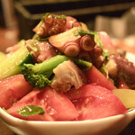 タコとトマトのマリネ 