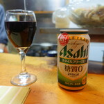和乃家 - ワイン&缶ビールで本日5回目の乾杯♪