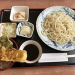 はなさきや - 料理写真:もりうどんミニいか天丼セット　　　980円