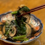 あかぎ - 松茸とほうれん草のおひたし