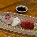 あかぎ - お刺身3種