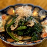 あかぎ - 松茸とほうれん草のおひたし