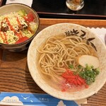 どんぶりの店 志貴 - 沖縄そば(小)ミニタコライス丼 セット ¥1,500
