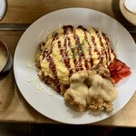 西山料理店 - 南蛮オムライス950円