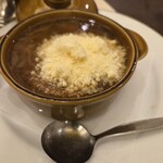 レストラン香味屋 - オニオングラタンスープ
