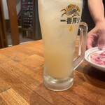 神泉ホルモン 三百屋 - グレープフルーツサワー