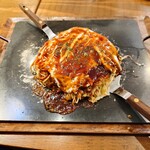 広島府中焼き＆鉄板焼き KENTA - 2025年10月　府中焼き（パリパリ）