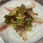 炉端・炭火焼 えん - 鯛の昆布締めカルパッチョ