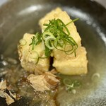 炉端・炭火焼 えん - おでん仕立ての揚げ出し豆腐