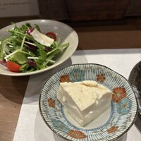 炭火焼鳥 いこか - 野菜サラダ　豆腐