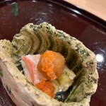 鮨ひろ瀬 - 蟹と茄子