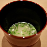 すし処 美波 - 味噌汁