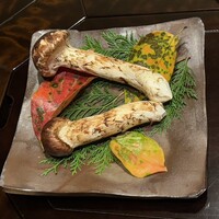 比良山荘 - 岩手産岩泉産松茸