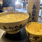 釜揚うどん店あおやま - 太の特大1,100円