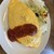 マスタシュ - 料理写真:チーズオムライス。　デミ〜トマトソース。