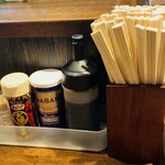 ミゾグチヤ - 卓上(カエシ、ホワイトペッパー、大辛唐辛子)