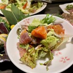 海鮮炭火原始焼き 日本酒 のど黒炭魚 - 