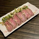 海鮮炭火原始焼き 日本酒 のど黒炭魚 - 