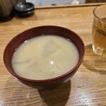 とんかつ 檍 - 豚汁