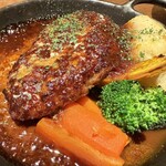 KUBOTA食堂 - ハンバーグ　デミグラス