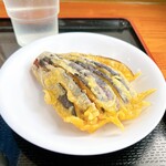 手打麺や 大島 - 茄子天 140円
今日は揚げてから間もなくて美味♡