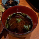 はせ川 - 赤だしのみそ汁