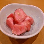 はせ川 - 赤かぶの酢づけ
