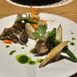 野乃庵 - 旬野菜の野々庵コース(￥6,600)　野菜の実力のお野菜ステーキプレート